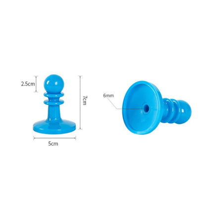 AOTU AT6525 Outdoor Camping Canopy Pole Thunder Cap Tent Support Pole Insulated Plastic Protective Hat, Color: Blue