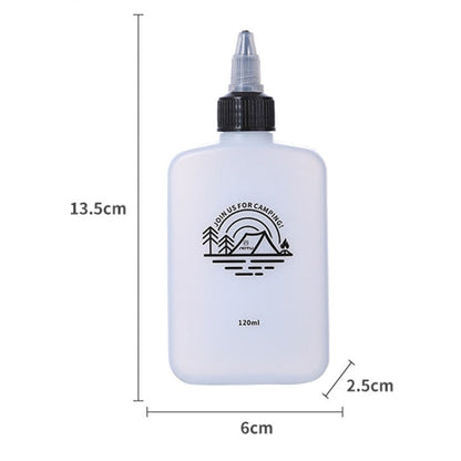 AOTU AT6478 Distributeur portable extérieur 120 ml Petite bouteille d'huile Bouteille d'assaisonnement de camping étanche