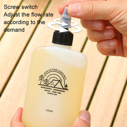 AOTU AT6478 Distributeur portable extérieur 120 ml Petite bouteille d'huile Bouteille d'assaisonnement de camping étanche