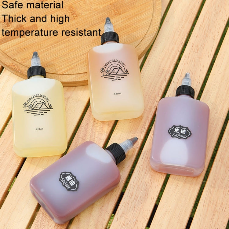 AOTU AT6478 Distributeur portable extérieur 120 ml Petite bouteille d'huile Bouteille d'assaisonnement de camping étanche