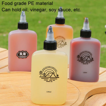 AOTU AT6478 Distributeur portable extérieur 120 ml Petite bouteille d'huile Bouteille d'assaisonnement de camping étanche