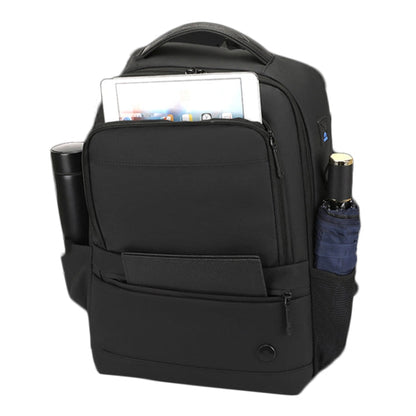 WEPOWER Men Expanded Casual Double Shoulder Bag Multifunctional USB Charging Backpack(Dark Blue)