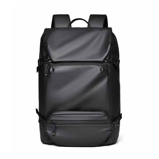 WEPOWER Men Double Shoulder Bag Large-capacity Computer Bag Traveling Backpack(Black)