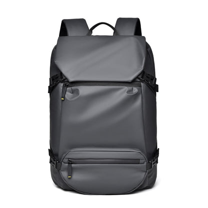 WEPOWER Men Double Shoulder Bag Large-capacity Computer Bag Traveling Backpack(Grey)