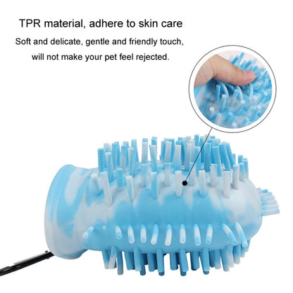 Histotree Pet Foot Washing Cup Multifunctional Dog Paw Cleaning Brush, Color: Small (Blue)