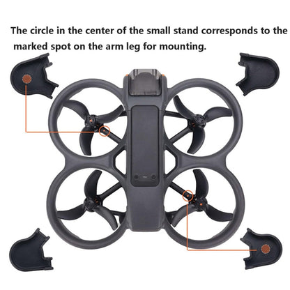 For DJI Avata 2 CQT Tripod Protection Heightening Stand Anti-wear and Non-disassembly Protective Accessories