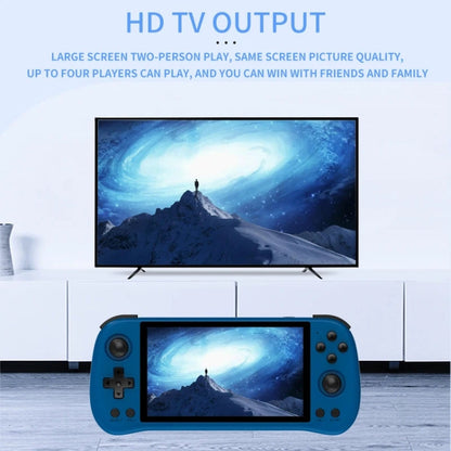 POWKIDDY X55 Game Console 5.5 Inch 1280 X 720 IPS Screen RK3566 Linux System Open-Source Retro Video Player 16GB+64GB(Black)