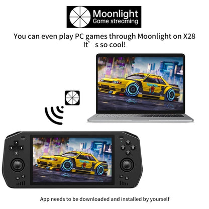 POWKIDDY X28  Android 11 Handheld Retro Game Console 5.5 Inch Touch IPS Screen Game Machine 4+64G