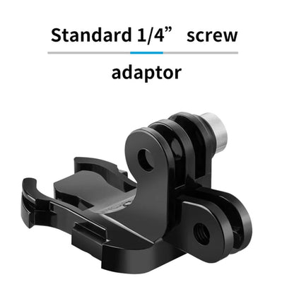 TELESIN GP-MTB-T02-BK Sports Camera Double Head J-Buckle Backpack Quick Release Conversion Accessory