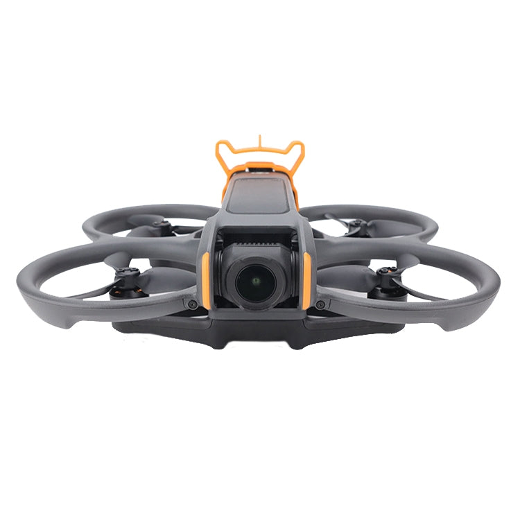 Pour DJI Avata 2 CQT Adhésif Ailettes de coupe de flux d'air de vol pour drones (Orange)