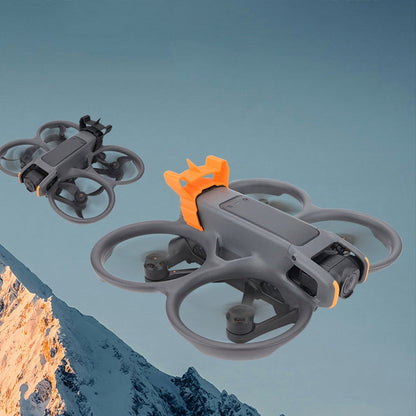 Pour DJI Avata 2 CQT Adhésif Ailettes de coupe de flux d'air de vol pour drones (Orange)