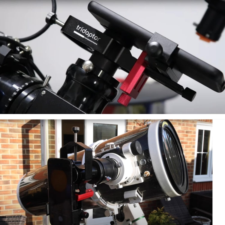 Tridaptor Digiscoping Adapter 3-Axis Telescope Phone Mount For Binocular Monocular Microscope With Bluetooth