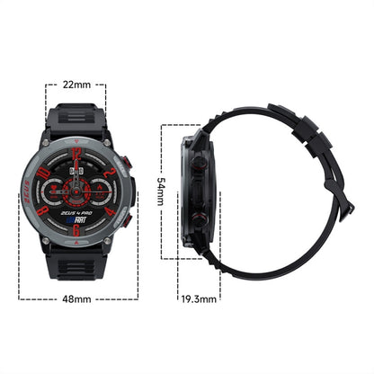 LOKMAT ZEUS4 PRO 1.43-Inch IP68 Waterproof Health Monitoring Bluetooth Call Smart Watch(Black)