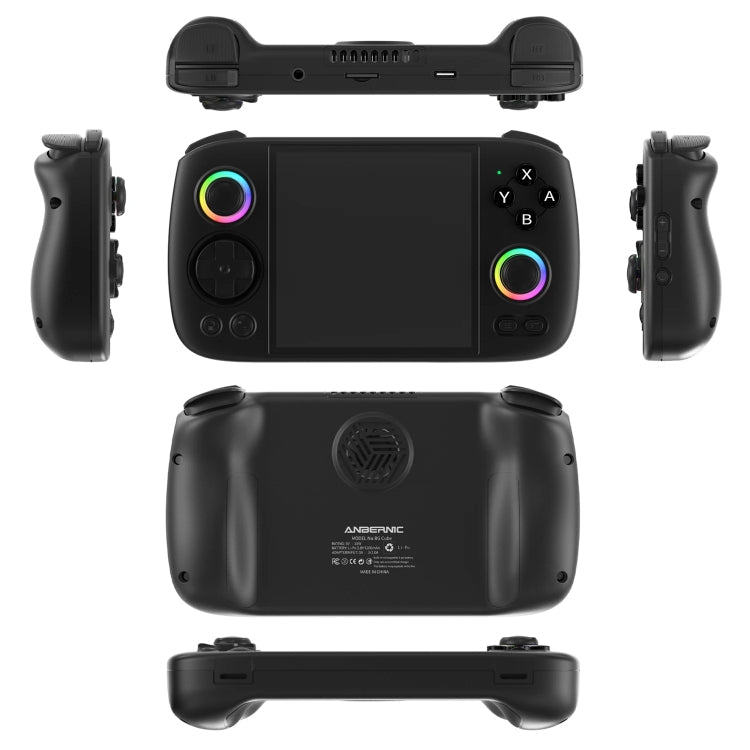 ANBERNIC RG Cube Retro Handheld Game Console With 3.95 Inch Screen T820 CPU Android 13 RGB Light 8+128G(Gray)