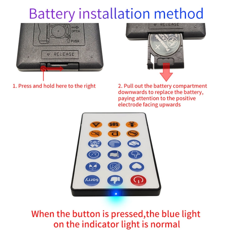 HI.GROOM Car LED Customized Pixel Emoticon Lights Bluetooth Remote Control Interactive AI Screen, Style: No Remote Control