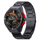 LOKMAT COMET2 PRO 1.46-Inch 5ATM Waterproof Bluetooth Call Smart Watch, Color: Black Stainless Steel