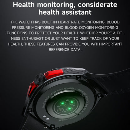 LOKMAT COMET2 PRO 1.46-Inch 5ATM Waterproof Bluetooth Call Smart Watch, Color: Black Stainless Steel