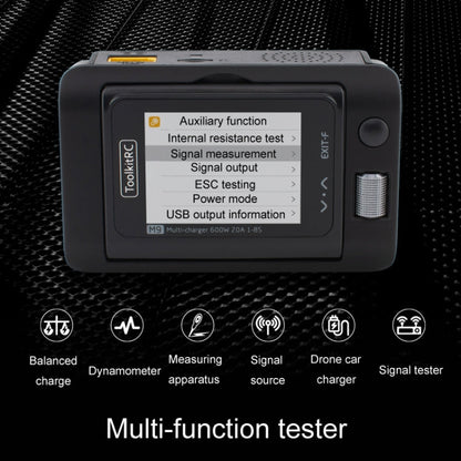 ToolkitRC M9 600W Airplane Li-Po Battery Balance Charger With Voice Function(Black)