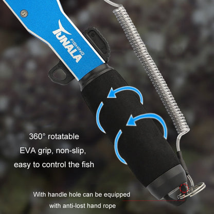 TUNALA Outdoor Push-Pull Aluminum Fish Catcher Multi-Functional Fishing Grip Luya Plier(Blue)