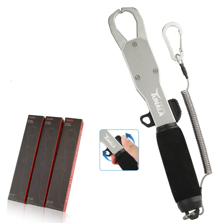 TUNALA Outdoor Push-Pull Aluminum Fish Catcher Multi-Functional Fishing Grip Luya Plier(Blue)