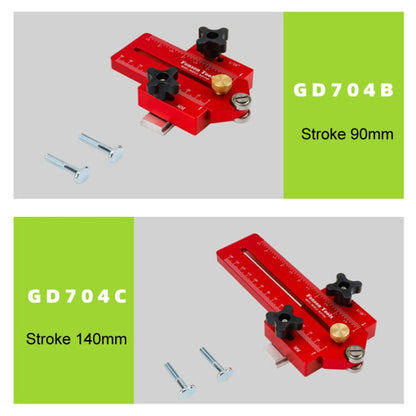 Fonson Woodworking Roller Table Saw Thin Cutting Board Guide Stopper, Model: GD704C
