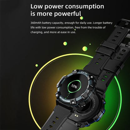 LOKMAT ATTACK 2 PRO 1.39-Inch 5ATM Waterproof Health Monitoring Bluetooth Smart Watch(Gold)