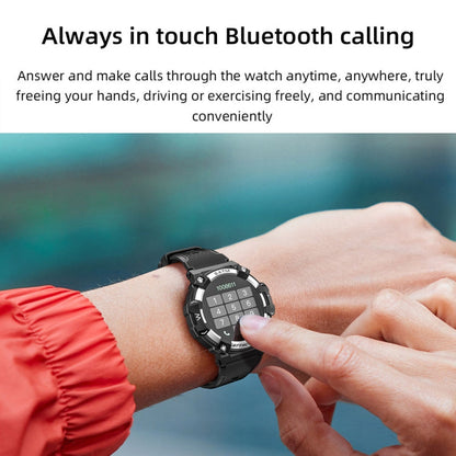LOKMAT ATTACK 2 PRO 1.39-Inch 5ATM Waterproof Health Monitoring Bluetooth Smart Watch(Silver)
