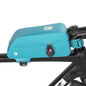 Rhinowalk K33 1.2L Sac de vélo étanche avec bouton magnétique pour tube supérieur de vélo (Bleu)