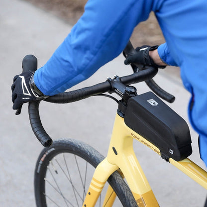 Rhinowalk K33 1.2L Sac de vélo étanche avec bouton magnétique pour tube supérieur de vélo (Bleu)