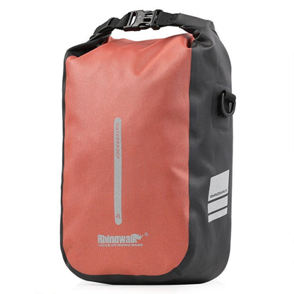 Rhinowalk RK404 4L Outdoor Cycling Quick-release Buckle Full Waterproof Bicycle Front Fork Bag(Orange)