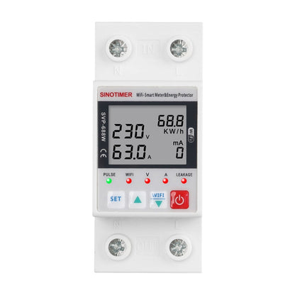 SINOTIMER SVP-688W  TUYA APP WiFi Smart Circuit Breaker Over Under Voltage Protector