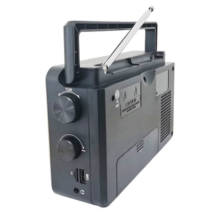 Retekess TR638 Radio FM Bluetooth pleine bande avec affichage numérique LCD et support d'antenne externe (prise UE)