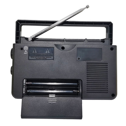 Retekess TR638 Radio FM Bluetooth pleine bande avec affichage numérique LCD et support d'antenne externe (prise UE)