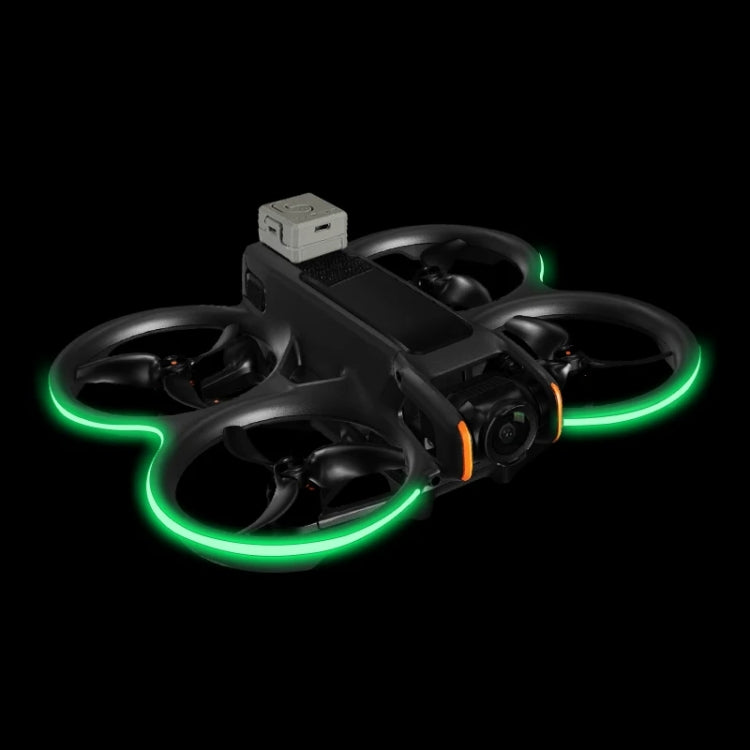 Pour DJI Avata 2 RCSTQ Ceinture lumineuse colorée tube haute luminosité, bande lumineuse d'avertissement de vol de nuit (Fluorescent)