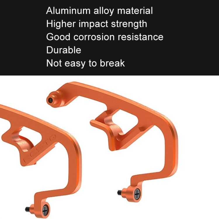 Pour DJI Avata 2 RCSTQ Barrière de Protection Anti-Collision d'Objectif en Alliage d'Aluminium pour Drone (Orange)