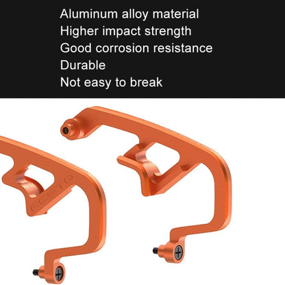 Pour DJI Avata 2 RCSTQ Barrière de Protection Anti-Collision d'Objectif en Alliage d'Aluminium pour Drone (Orange)