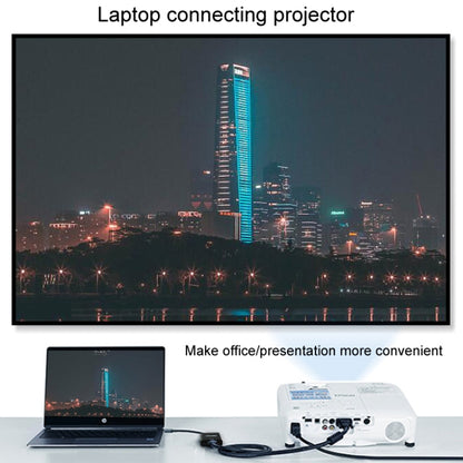 JINGHUA HDMI To VGA Adapter Cable Laptop Video Converter, Color: No Audio Black