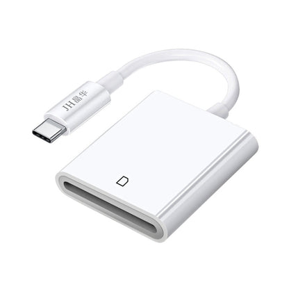 JINGHUA Mobile Phone Card Reader Converter Memory Card Reader, Model: Type-C With Cable SD