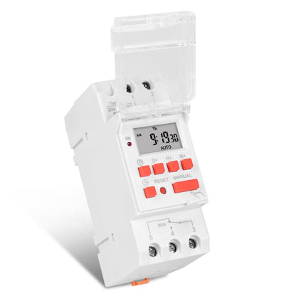SINOTIMER TM919B-1 110V 30A Programmable Digital Timer Switch Automatic Cycle Timing Controller