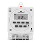SINOTIMER TM618E -4 12V Smart Digital 7 Days Programmable Timer Switch 16A Controller With Mounting Base