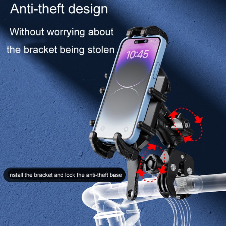 Support de téléphone portable antivol pour moto Kewig Motorcycle Octopus Holder, modèle : M26-C6