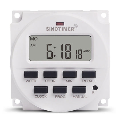 SINOTIMER Programmable Timer Switch Time Controller, Model: TM618H 5V