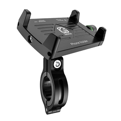 Kewig M7 Bicycle 4 Claws Aluminum Navigational Bracket Outdoor Cycling Cell Phone Holder(Black)