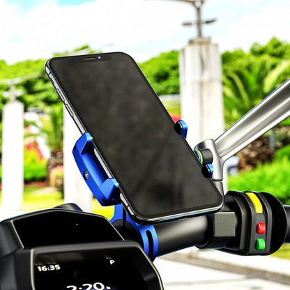 Kewig M7 Bicycle 4 Claws Aluminum Navigational Bracket Outdoor Cycling Cell Phone Holder(Black)