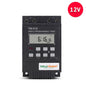 SINOTIMER TM616B-4 12V 30A Weekly Programmable Digital Timer Switch Relay Control