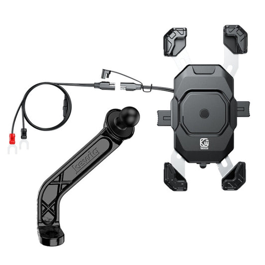Support de téléphone de navigation pour moto Kewig, support de charge pour conduite en extérieur, modèle : M11-G2-A2