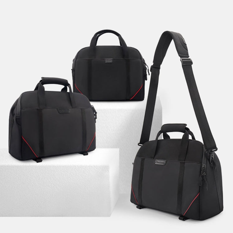 Cwatcun D109 Portable Casual Waterproof Multi-Function Camera Storage Photography Bag, Color: Medium Black