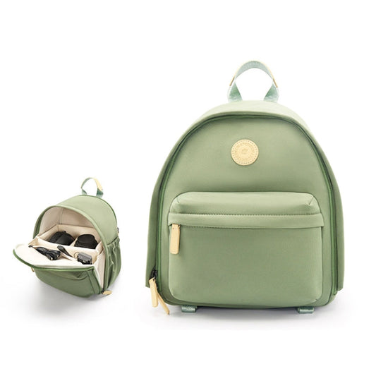 Sac photo Cwatcun D125 petit sac à bandoulière décontracté pour appareil photo reflex numérique (vert)
