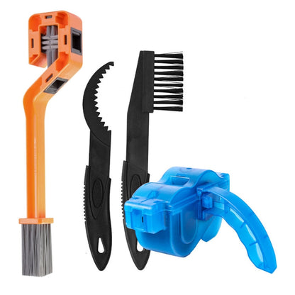 CYLION Bicycle Multifunctional Chain Washer Mountain Bike Maintenance Tools Accessories, Style: Set Two