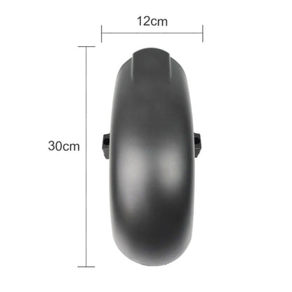 AIMITE For 10 inch KUGOO M4 Electric Scooter Front Fender Water Baffle(Black)